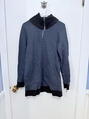 Body Corps 1/4 Zip Pullover Black Trim Pockets SZ Medium NWOT